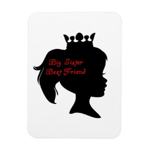 Princess Big Sister Best Friend Magneet