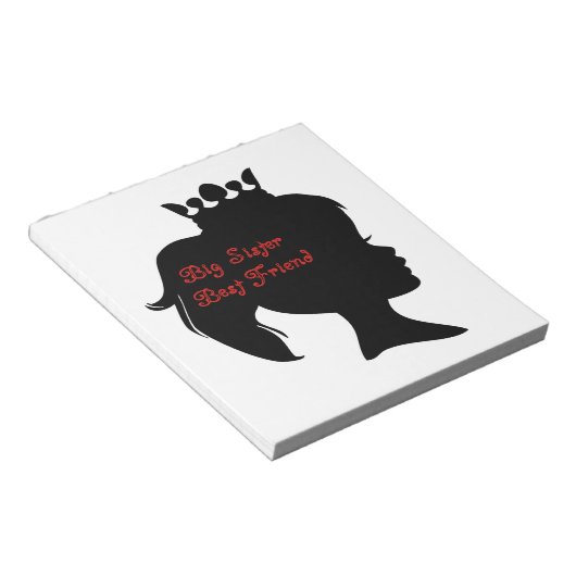 Princess Big Sister Best Friend Notitieblok (Schuin)