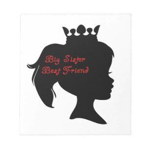 Princess Big Sister Best Friend Notitieblok