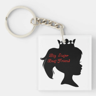 Princess Big Sister Best Friend Sleutelhanger