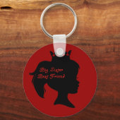 Princess Big Sister Best Friend Sleutelhanger (Voorkant)