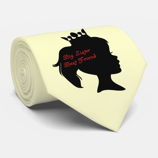 Princess Big Sister Best Friend Stropdas (Opgerold)