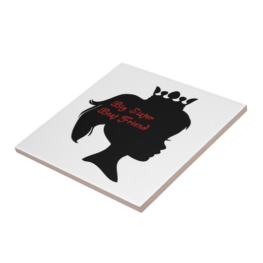 Princess Big Sister Best Friend Tegeltje (Zijkant)