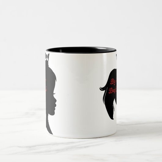 Princess Big Sister Best Friend Tweekleurige Koffiemok (Center)