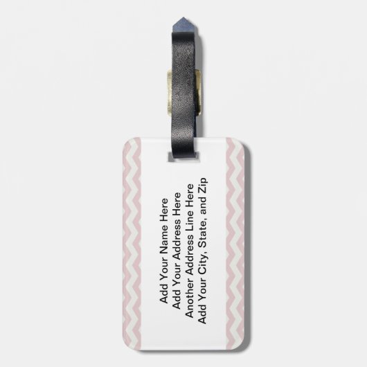 Princess Big Sister Brown Hair Bagagelabel (Achterkant verticaal)