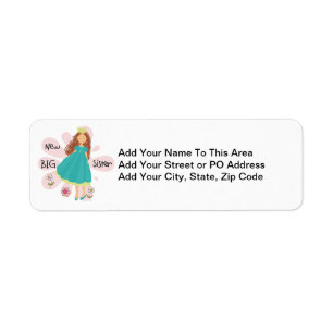 Princess Big Sister Brown Hair Etiket