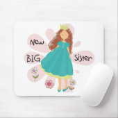 Princess Big Sister Brown Hair Muismat (Met muis)