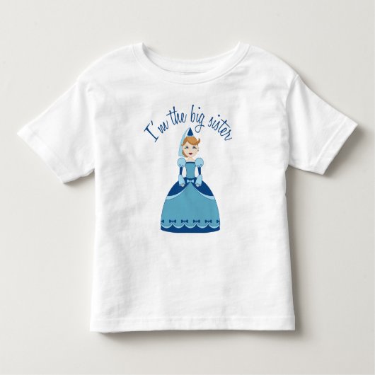 Princess Big Sister Kinder Shirts (Voorkant)