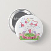 PRINCESS BIG SISTER RONDE BUTTON 5,7 CM (Voorkant /achterkant)