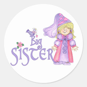 Princess Big Sister Ronde Sticker