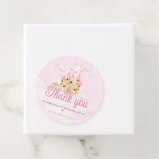 Princess Birthday Bedankjes Labels (In situ)
