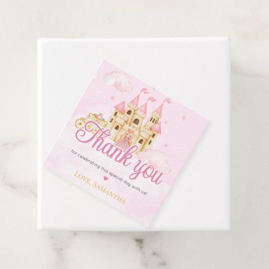 Princess Birthday Bedankjes Labels (In situ)