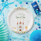 Princess Birthday Borden - First Birthday Papieren Bordje (Feest)