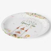 Princess Birthday Borden - First Birthday Papieren Bordje (Gekanteld)