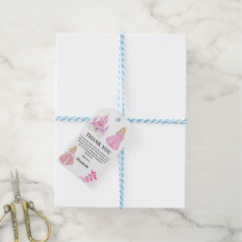 Princess Birthday Cadeaulabel