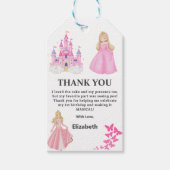 Princess Birthday Cadeaulabel (Voorkant)