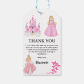 Princess Birthday Cadeaulabel (Achterkant)