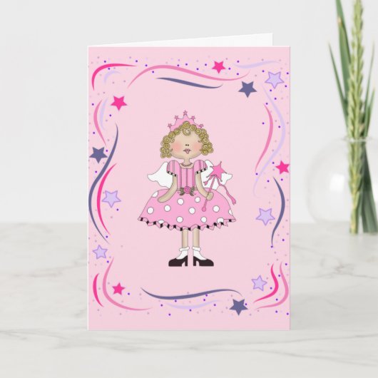 Princess Birthday Card (Voorkant)