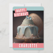 Princess Birthday Card Feestdagenkaart (Voorkant)