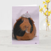 Princess Birthday Card Kaart (Gele Bloem)