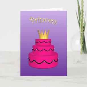 Princess Birthday Card Kaart