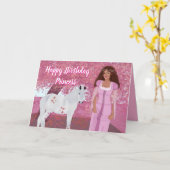 Princess Birthday Card Kaart (Gele Bloem)