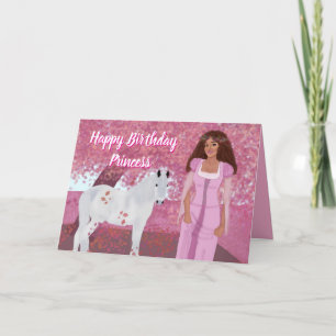 Princess Birthday Card Kaart