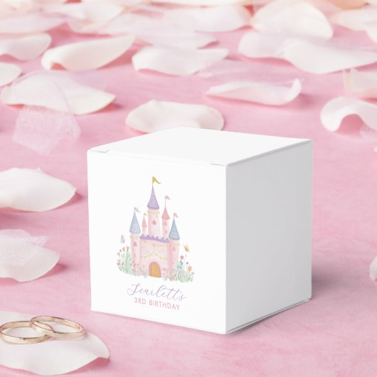 Princess Birthday Enchanted Castle Girls  Bedankdoosjes (Huwelijk)