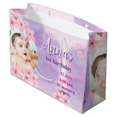 Princess birthday Foam Board Groot Cadeauzakje (Achterkant Gekanteld)