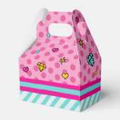 Princess Birthday Girl Crown Number Bedankdoosjes (Achterkant)