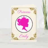 Princess Birthday her Royal Highness Name & Age Kaart (Voorkant)