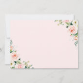 Princess Birthday Invitation Gold Princess Crown Kaart (Achterkant)