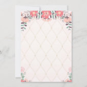 Princess Birthday Invitation - Princess Party Kaart (Achterkant)