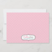 Princess Birthday Invitation with Photo (Castle) Kaart (Achterkant)