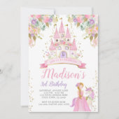 Princess Birthday Kaart (Voorkant)