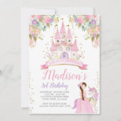 Princess Birthday Kaart (Voorkant)