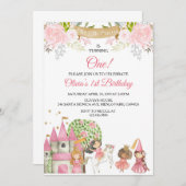 Princess Birthday Kaart (Voorkant / Achterkant)