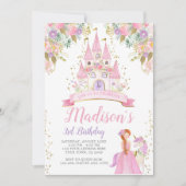 Princess Birthday Kaart (Voorkant)