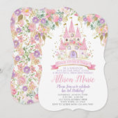 Princess Birthday Kaart (Voorkant / Achterkant)