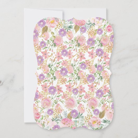 Princess Birthday Kaart (Achterkant)