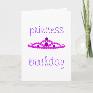 princess birthday kaart