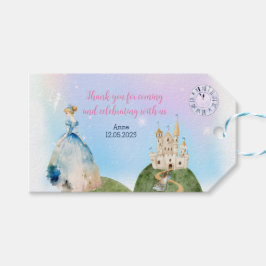 Princess Birthday Kinder Dank u Cadeaulabel