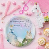 Princess Birthday Kinder Papieren Bordje (Feest)