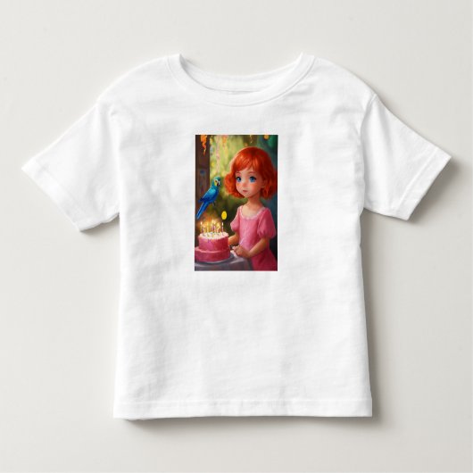 Princess Birthday Magic Kinder Shirts (Voorkant)