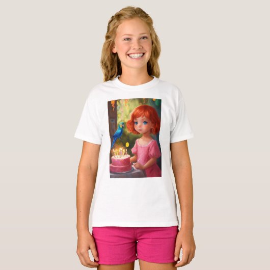 Princess Birthday Magic T-shirt (Voorkant volledig)