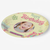 princess birthday papieren bordje (Gekanteld)