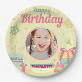 princess birthday papieren bordje