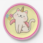 princess birthday papieren bordje (Voorkant)