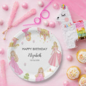 Princess Birthday Papieren Bordje (Feest)