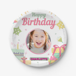 princess birthday papieren bordje